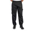 Kng XS Black Baggy Cargo Chef Pants 1138XS